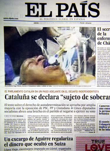 「病床のチャベス氏」写真は偽物、スペイン主要紙が謝罪