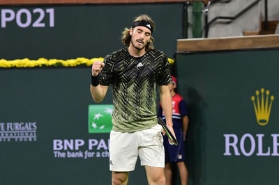 チチパス逆転勝ちで4回戦へ 次はデミノーと BNPパリバOP