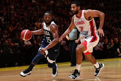 米国がカナダに勝利、豪戦の黒星から立ち直る バスケ男子