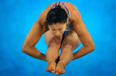 中川 女子10メートル高飛び込みで11位に終わる