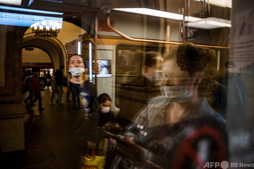 モスクワのコロナ新規感染者、2日連続で過去最多に