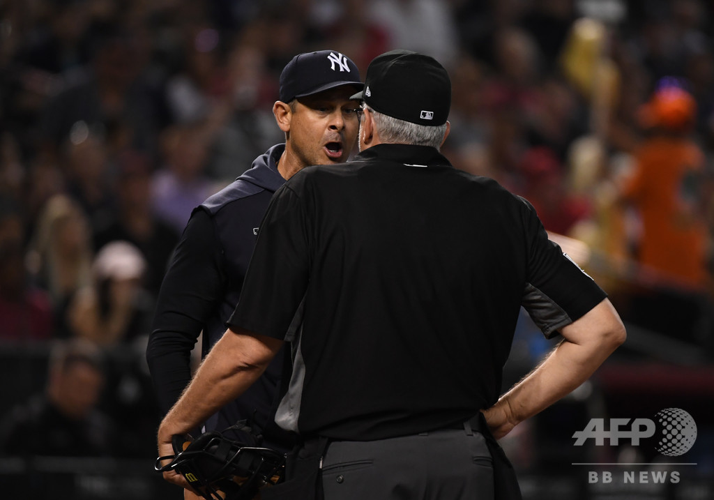 ヤンキース指揮官、審判への暴言などで1試合出場停止に ヤンキース指揮官、審判への暴言などで1試合出場停止に