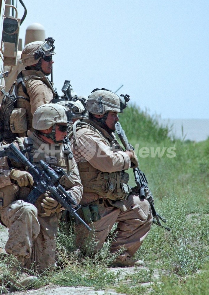 米海兵隊2200人のアフガニスタン駐留期限を延期、11月まで 写真1枚
