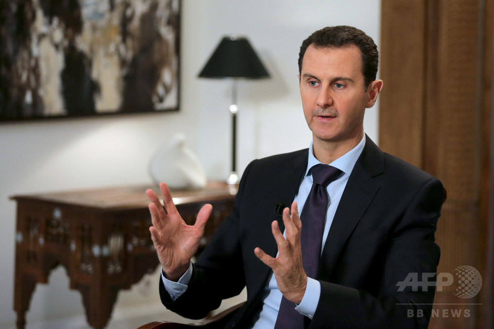 シリアのアサド大統領、独占インタビュー 写真6枚 国際ニュース：AFPBB ...