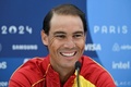 パリ五輪の選手村会見に臨むテニス男子のラファエル・ナダル（2024年7月24日撮影）。(c)MARTIN BERNETTI / AFP