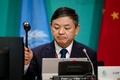 カナダ・モントリオールで、国連生物多様性条約第15回締約国会議（COP15）に臨む議長の黄潤秋・中国生態環境相（2022年12月19日撮影）。(c)ANDREJ IVANOV / AFP
