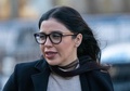 米ニューヨーク・ブルックリンの連邦裁判所に到着したメキシコの麻薬王ホアキン・グスマン（通称エル・チャポ）被告の妻エマ・コロネルさん（2019年1月9日撮影）。(c)Don EMMERT / AFP
