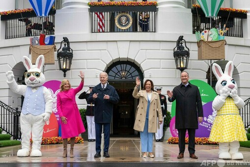 イースター恒例のエッグロールイベント開催 米ホワイトハウス 写真15枚