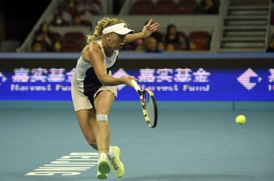 ボズニアツキが敗退、ケルバーとラドワンスカが8強入り 中国オープン