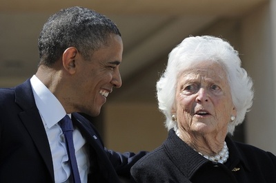 元米大統領夫人、バーバラ・ブッシュさん退院