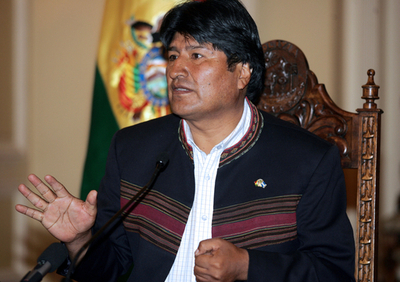 モラレス大統領 FIFAの決定に反対を呼びかける