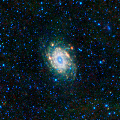 くじゃく座の渦巻銀河NGC6744