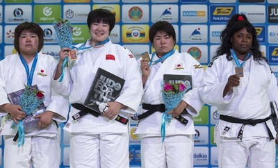 于頌が女子78キロ超級で金、日本は銀と銅 世界柔道