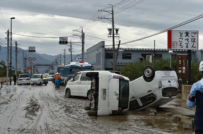 台風19号の死者、56人に NHK報道