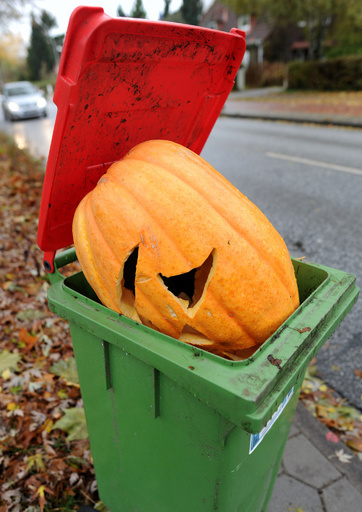 哀れ、ハロウィーン主役の成れの果て