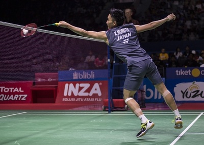 桃田がインドネシアOP決勝へ、前週敗れた相手に雪辱