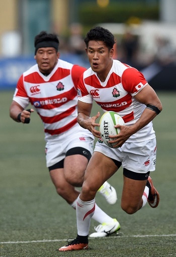 ラグビー日本代表、香港を破り2連勝 アジア選手権