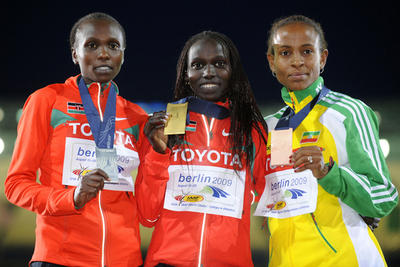 チェルヨトが女子5000を制す 小林11位中村12位、世界陸上ベルリン大会