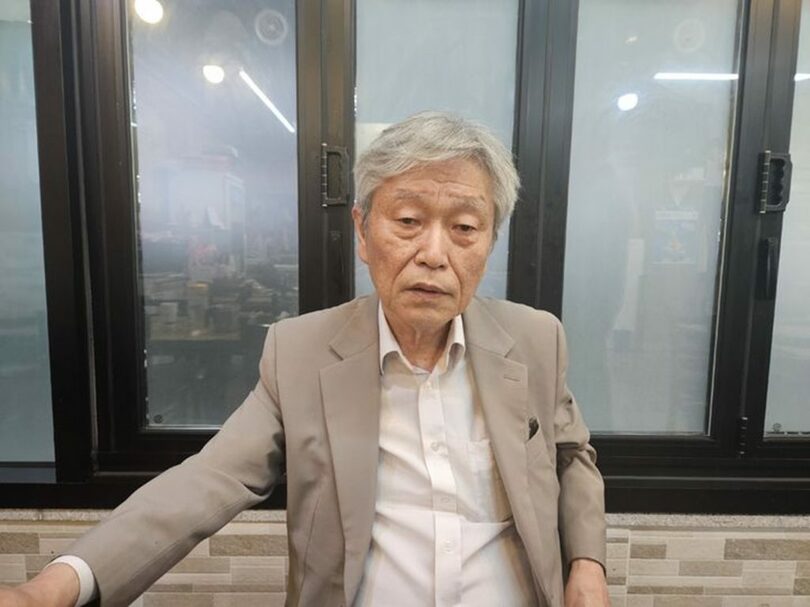 故キム・チャンミン監督の父キム・サンチョルさん(c)NEWSIS