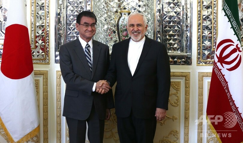 河野外相、イラン外相と会談 安倍首相の訪問に合わせ