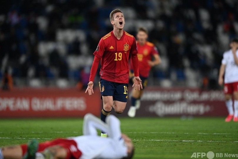 スペインが初勝利 後半atにオルモが決勝弾 W杯欧州予選 写真13枚 国際ニュース Afpbb News