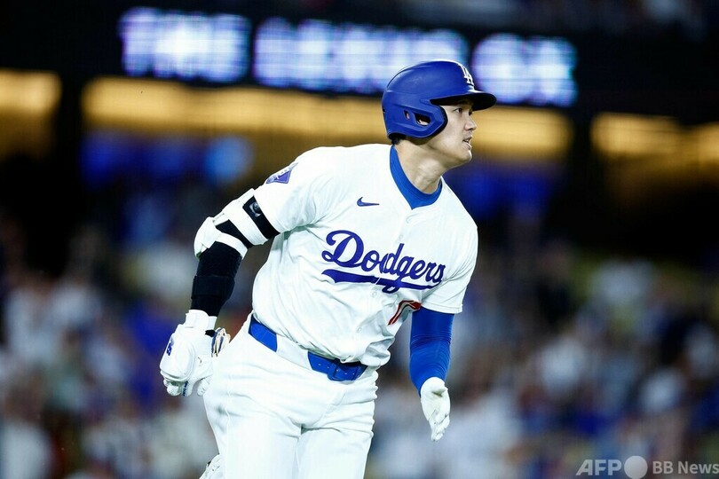 大谷が自己新47号 鈴木も2年連続20号 ドジャースはカブス下す
