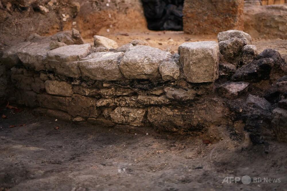 パリ前身の古代都市「ルテティア」城壁か、シテ島調査で発見 仏文化省