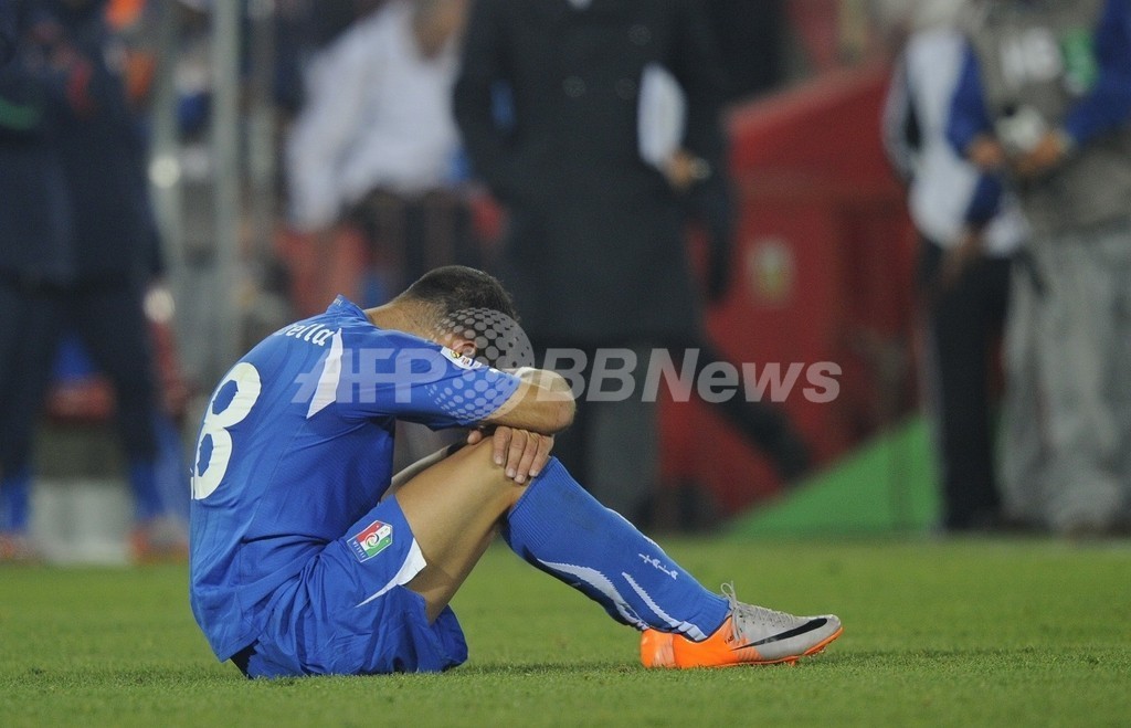 王者イタリア 1次リーグで敗退、スロバキアが16強 W杯 写真23枚