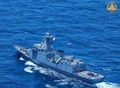 南シナ海で実施された日米豪比の共同訓練に参加したフィリピン海軍のフリゲート艦「BRPアントニオ・ルナ」。フィリピン軍提供（2024年4月7日撮影）。(c)AFP PHOTO /Armed Forces of the Philippines (AFP)