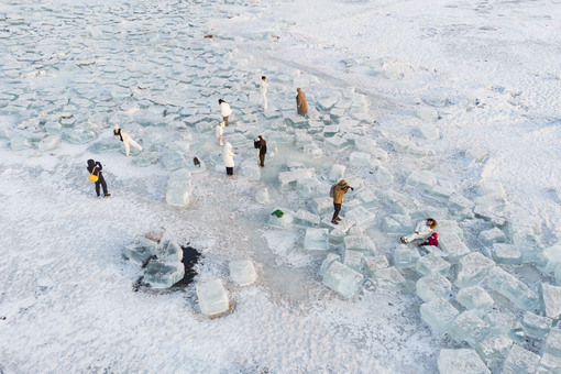 氷城」ハルビン市に「ダイヤモンドの海」が出現 写真11枚 国際ニュース：AFPBB News