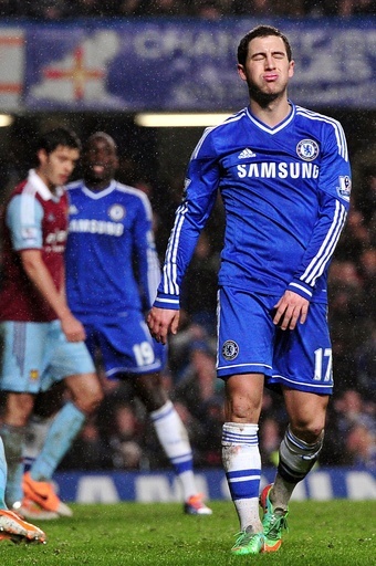 チェルシー、ウェストハムと引き分け2位浮上ならず