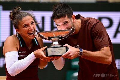 エラーニ/ババッソーリ組が混合ダブルス優勝 全仏OP