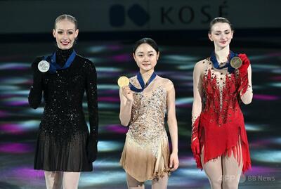 金彩然が女子シングル優勝 四大陸フィギュア