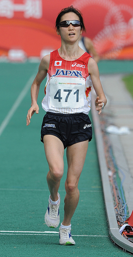 杉原 女子1万メートルで優勝、東アジア競技大会