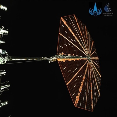 中国の惑星探査機「天問2号」 円形フレキシブル太陽光パネルの写真公開