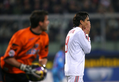 カターニアvsミランは引き分けに終わる