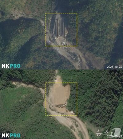 北朝鮮、対ロシア輸出用ミサイル工場を土で覆い隠す…短距離弾道ミサイル施設を地下化