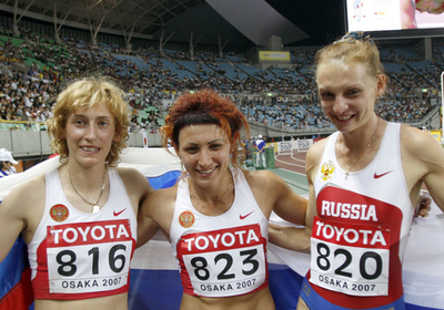 タチアナ・レベデワ 女子走り幅跳び・決勝を制しロシア勢が上位独占