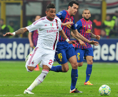 ACミランとFCバルセロナの初戦はドロー、欧州CL