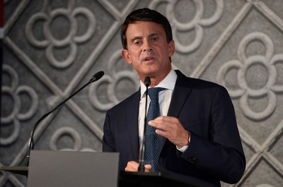 バルス元仏首相、バルセロナ市長選に出馬表明 異例の外国政界入り目指す