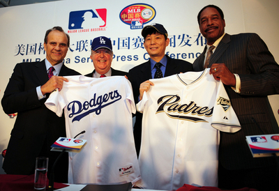 MLB機構 北京でのオープン戦開催を発表