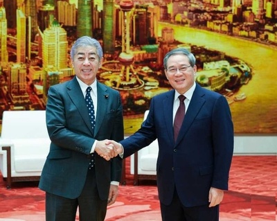 中国の李強総理 岩屋毅外相と会談