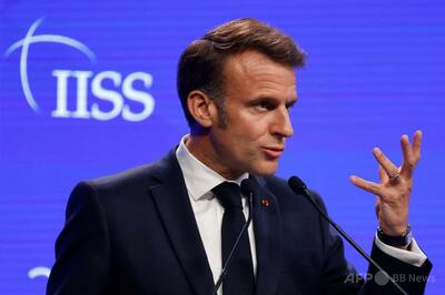 マクロン氏、アジアと欧州に団結呼び掛け 中ロ「圧政圏」に対抗