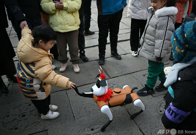 中国で人気が高まるAIロボットペット