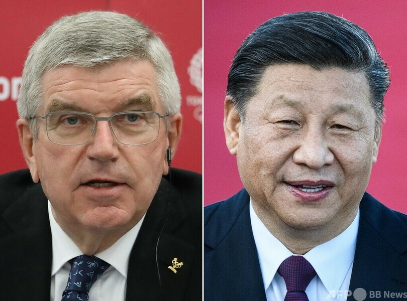 習主席、バッハIOC会長と面会