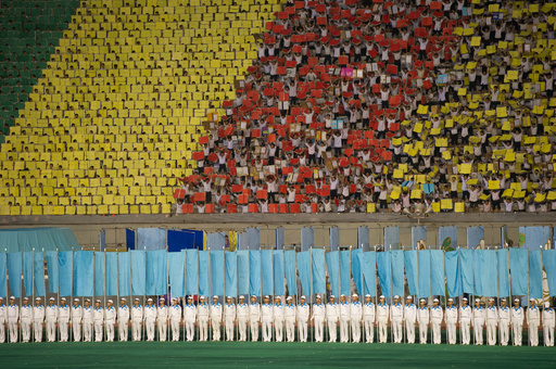 壮観なマスゲーム 戦勝60周年 記念の北朝鮮アリラン祭 写真28枚 国際ニュース Afpbb News