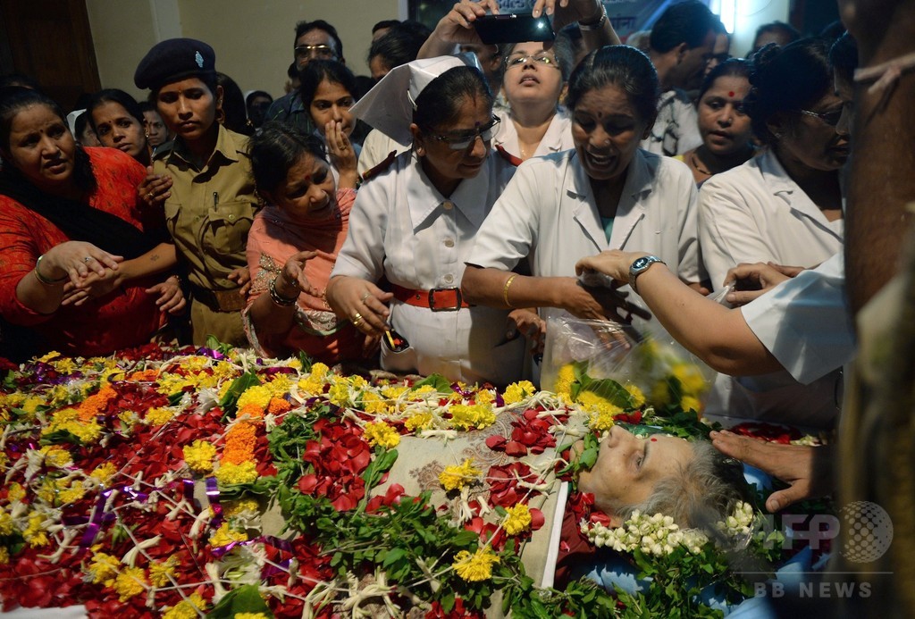 レイプで42年間昏睡の看護師が死亡 インド レイプで42年間昏睡の看護師が死亡 インド
