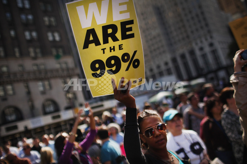 米最富裕層1%の所得、30年で3.75倍に 格差拡大 米最富裕層1%の所得、30年で3.75倍に 格差拡大