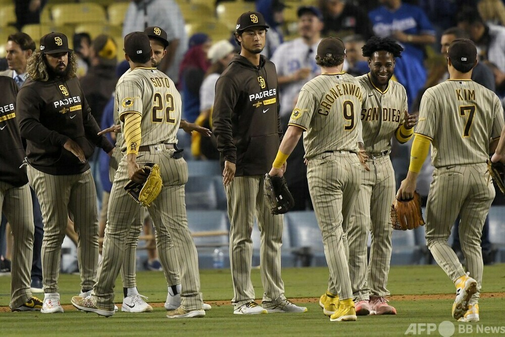 ダルビッシュ粘投で勝利投手に、パドレスが1勝1敗に戻す 写真13枚 国際