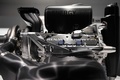 ルノー社製のフォーミュラワン（F1、F1世界選手権）エンジン（2014年12月18日撮影）。(c) FRANCK FIFE / AFP